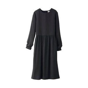 Uniqlo x Ines de la Fressange silk midi dress